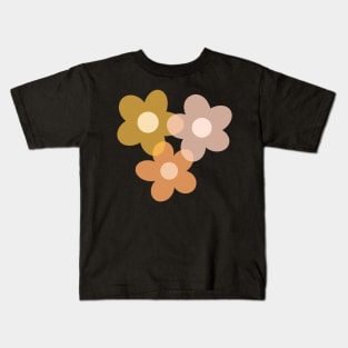 70s Flower Power Trio Kids T-Shirt